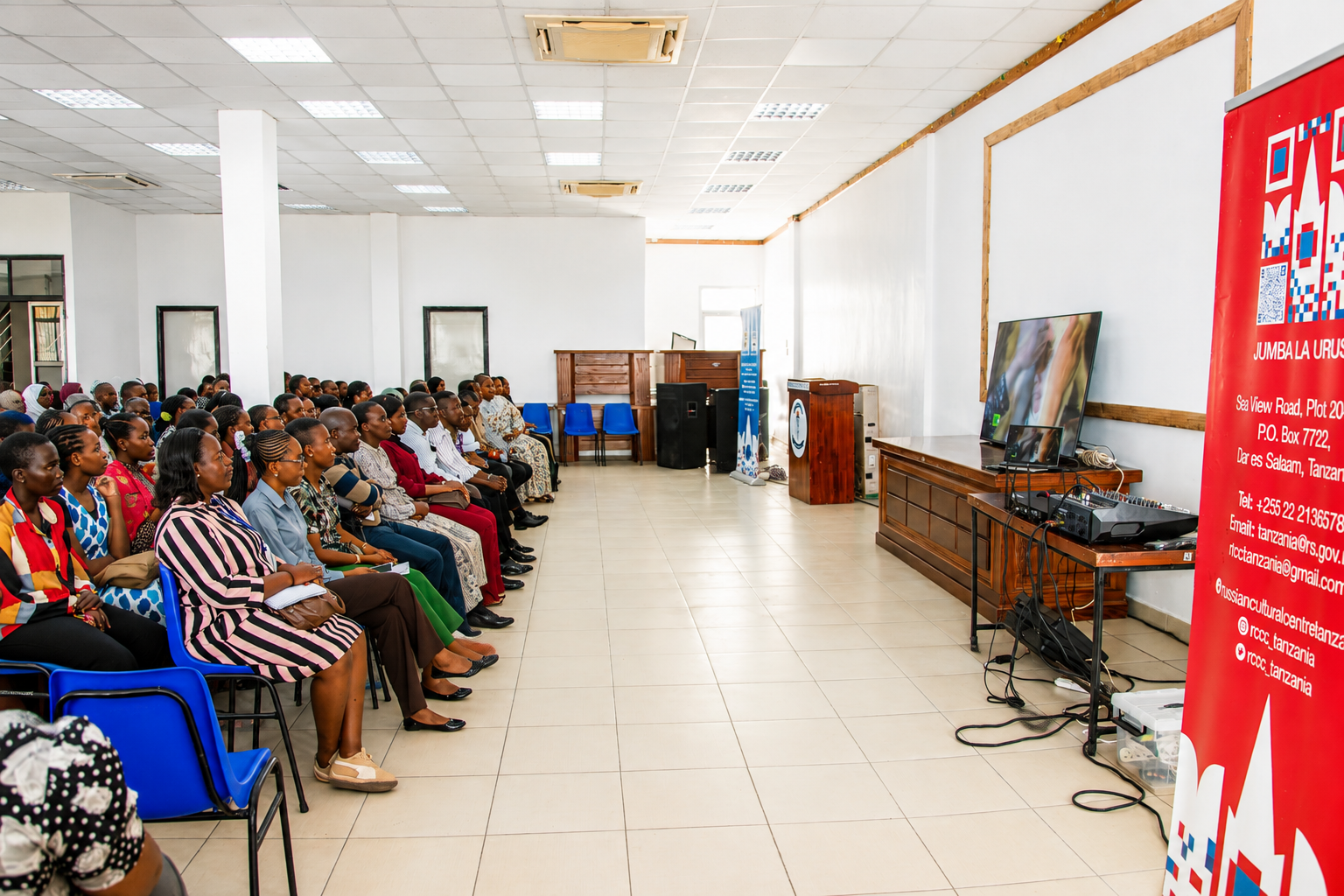 Nyumba ya Sayansi na Utamaduni ya Ubalozi wa Urusi Yatembelea Chuo cha Ustawi wa Jamii, Yatangaza Fursa za Masomo Nchini Urusi