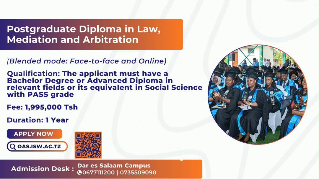 Postgraduate in Law Mediation and Arbitration